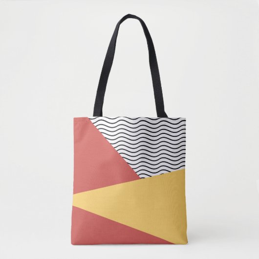 80s Pop Art Pattern Tasche (Vorderseite)