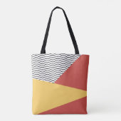 80s Pop Art Pattern Tasche (Rückseite)