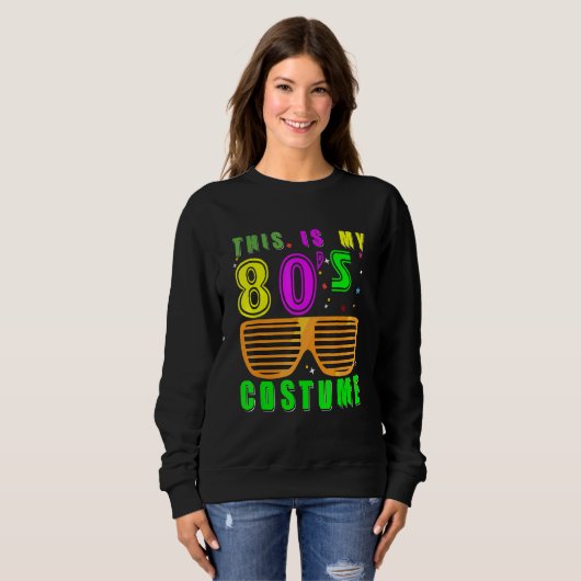 80's Retro Fashion Throwback Culture 1980 Disco Mu Sweatshirt (Vorne ganz)