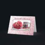 80th Birthday - Female - Rose/book/mug Karte<br><div class="desc">Sweet 80th Birthday greeting for that special lady.</div>