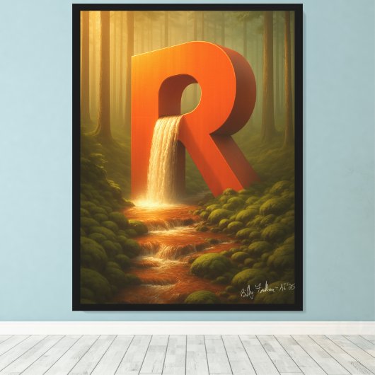 815 Starke Canvas Print Leinwanddruck (Insitu (Holzboden))