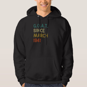 81. Geburtstag 81 Jahre alte Ziege seit März 1941 Hoodie