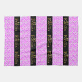 81. Geburtstag Geschirrtuch (Horizontal)