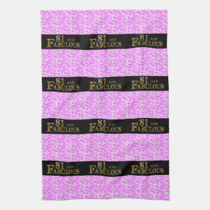 81. Geburtstag Geschirrtuch