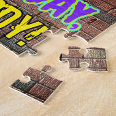 81. Geburtstag ~ Spaß, Urban Graffiti Inspiriert L Puzzle (Seite)