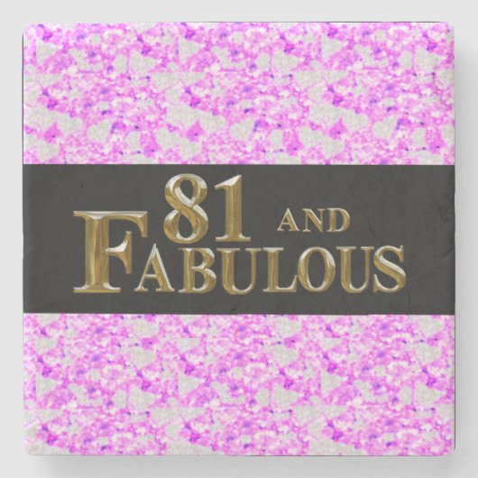 81. Geburtstag Steinuntersetzer (Vorderseite)