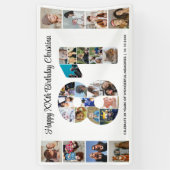 81. Geburtstagsfeier Nummer 81 Fotocollage Banner (Vertikal)