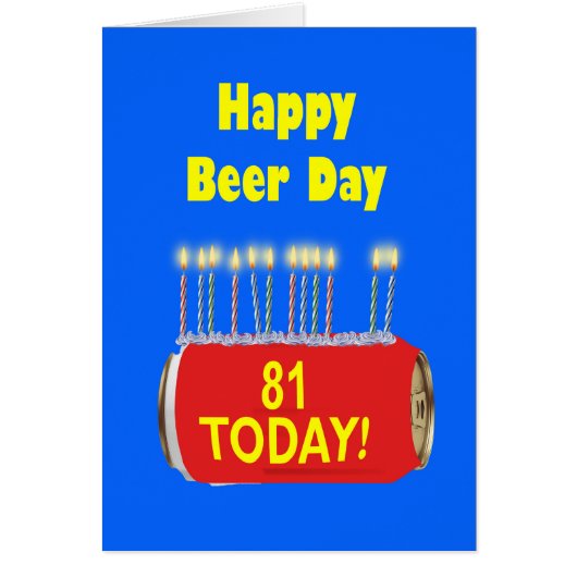 81. Happy Beer Day Birthday (Vorne)