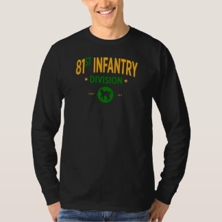 81. Infanterieabteilung - Lange Militärzeit der US T-Shirt