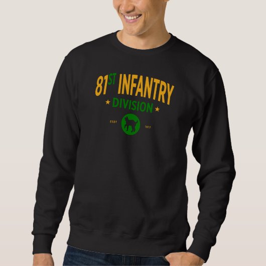 81. Infanterieabteilung - Militär der USA Sweatshirt (Vorderseite)