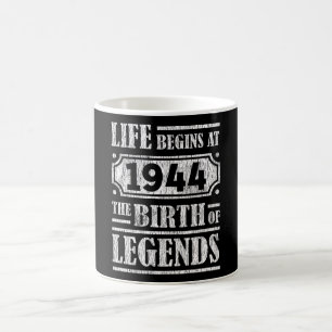 81 Jahre alt 1944 Geburt der Legende 81. Geburtsta Kaffeetasse