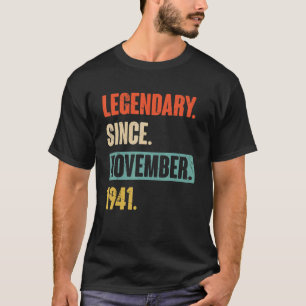 81 Jahre alt 81. Geburtstag Legendär seit November T-Shirt