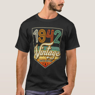 81 Jahre altes Geschenk Vintag 1942 Limited Editio T-Shirt