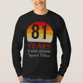 81 Jahre Phantastischer 81. Geburtstag T-Shirt