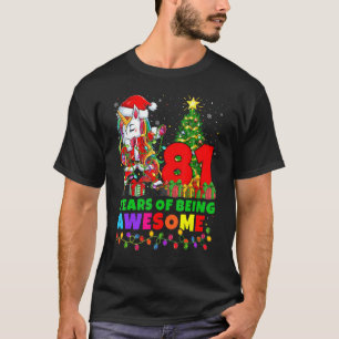 81 Jahre Phantastisches Einhorn 81. Geburtstag T-Shirt