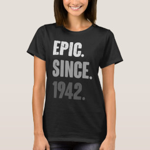 81 Jahre Vintag 1942 Geburtstag 81. Dekorati T-Shirt
