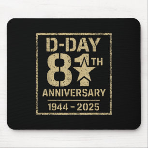 81. Jahrestag 2025 Omaha Beach Memorial D Mousepad