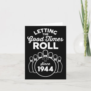 81-jähriger Bowler 81. Geburtstag Bowling Karte