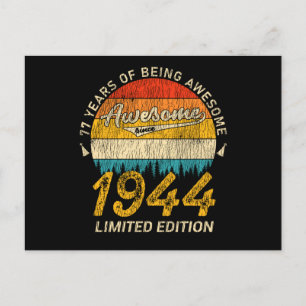 81-jähriger Tag 1944 Phantastisches 81. Geburtstag Postkarte