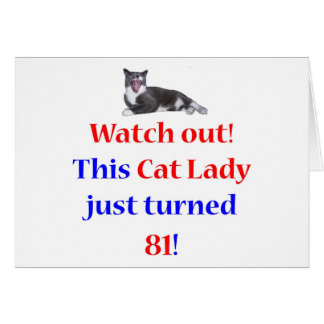 81 Katze Lady