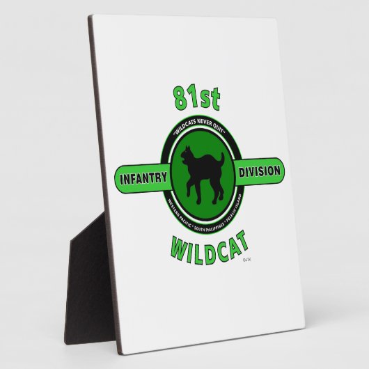 81STE ABTEILUNG "WILDCAT" FOTOPLATTE (Seite)