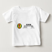 820. Rotes Pferd Baby T-shirt (Vorderseite)