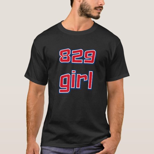829 Girl Dominican Republic T-Shirt (Vorderseite)