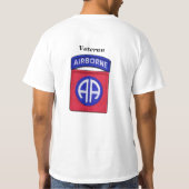 82. ABN im Flugzeug Div. untersucht LRRP T-Shirt (Rückseite)