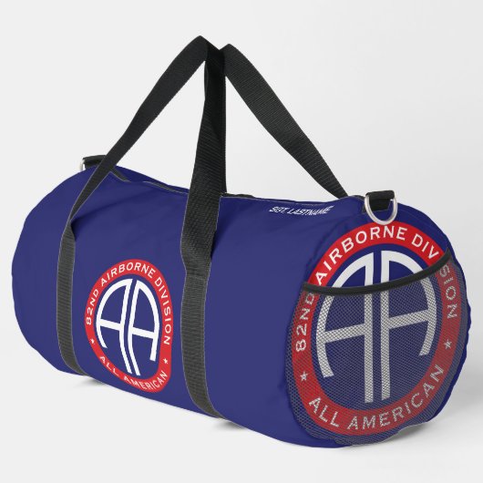 82. Airborne "All American" Division Personalisier Duffle Bag (Rechte Ecke)