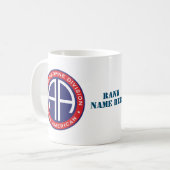 82. Airborne Division All American Casual Patch Kaffeetasse (Vorderseite Links)