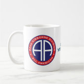 82. Airborne Division All American Casual Patch Kaffeetasse (Links)