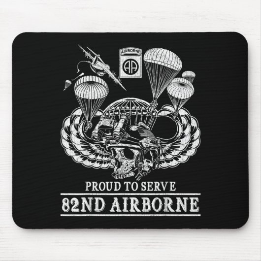 82. Airborne Division Fallschirmspringer Fort Brag Mousepad (Vorne)