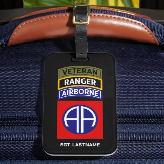 82. Airborne Ranger Veteran Tab Patch Gepäckanhänger
