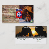 82. ANZEIGE Geistlich-Visitenkarte Visitenkarte (Vorne/Hinten)