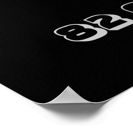 82 Camaro Z28 Poster (Ecke)