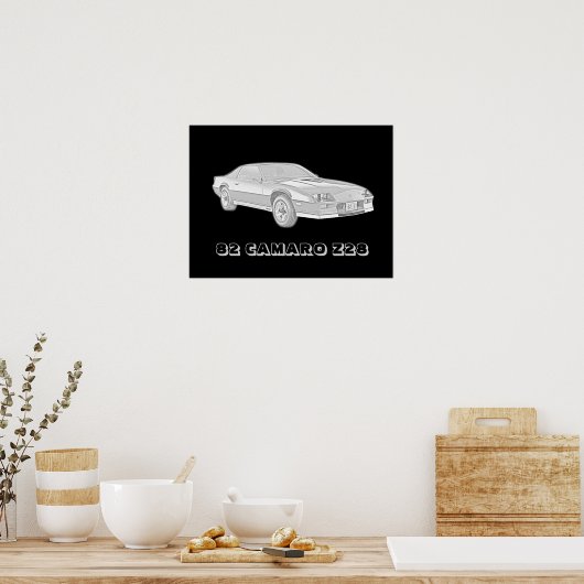 82 Camaro Z28 Poster (Küche)