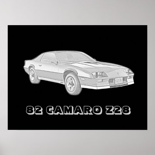 82 Camaro Z28 Poster (Vorne)