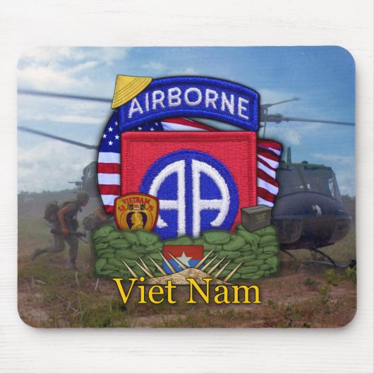 82. Flugabteilung Vietnam Kriegsvets Mousepad (Vorne)