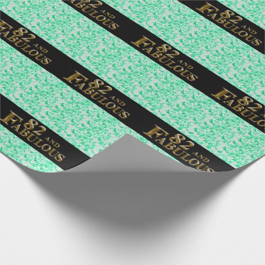 82. Geburtstag Geschenkpapier (Ecke)