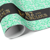 82. Geburtstag Geschenkpapier (Rolleneckpunkt)