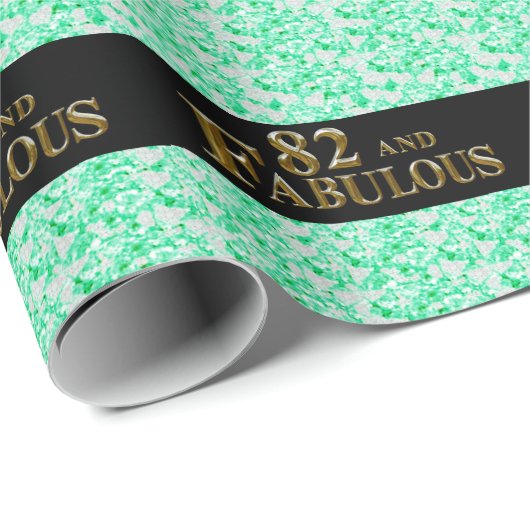 82. Geburtstag Geschenkpapier (Rolleneckpunkt)