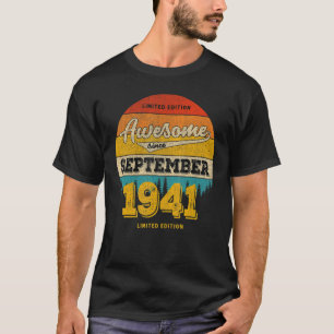 82. Geburtstag im September 2023 Phantastisch seit T-Shirt