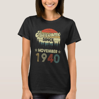 82. Geburtstag Phantastisch seit November 1940 82 T-Shirt