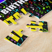 82. Geburtstag — Spaß, bunte Musiksymbole & "82" Puzzle (Seite)