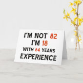 82. Geburtstagsdesigns Karte (Gelbe Blume)