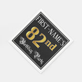 82. Geburtstagsparty - Extravagantes Drehbuch, Imi Serviette (Ecke)