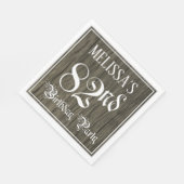 82. Geburtstagsparty - Extravagantes Drehbuch, Imi Serviette (Ecke)