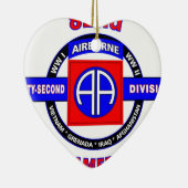 82. IM FLUGZEUG ABTEILUNG "ALLE AMERIKANER" KERAMIK ORNAMENT (Rechts)