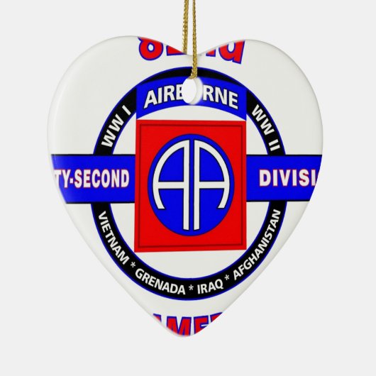 82. IM FLUGZEUG ABTEILUNG "ALLE AMERIKANER" KERAMIK ORNAMENT (Rechts)