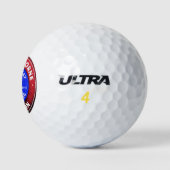 82. Im Flugzeug Abteilung Antique-Logo Golfball (Logo)